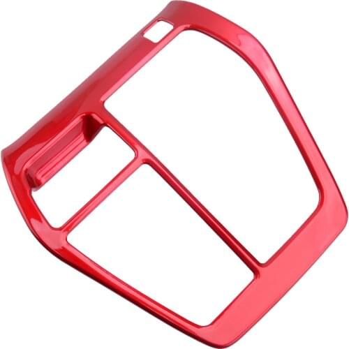 Car Interior Gear Shift Box Decor Panel Cover Trim Decor ABS Red Fit for Toyota RAV4 2019 2020