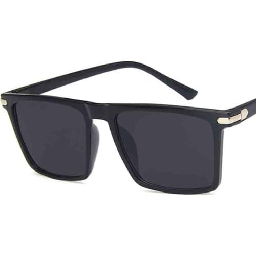 Square Retro Women Sunglasses Men PC Big Frames Metal Rice Nails Sun Glasses Fashion Photochromic Lens Eyewear UV400 AG70