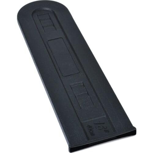 Mayitr 14"-16" Black Chainsaw Bar Protect Cover Scabbard Guard Universal Garden Accessories For Guide Plate Set