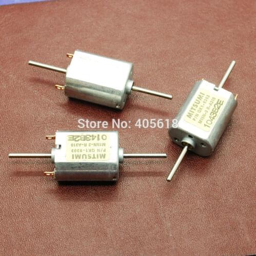 10pcs Mitsumi DC micro motor carbon brush motor MOTOR dc Biaxial 030 motor long axis 12V Current 0.055A 13500 RPM