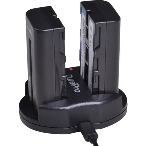 NP-F550 2600mAh NP-F550 Rechargeable Li-ion battery + Dual Charger for Sony NP-F330 NP-F530 NP-F570 NP-F730 NP-F750 Hi-8