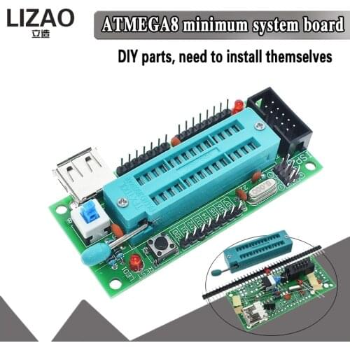 ATmega8 ATmega48 ATMEGA88 Development Board AVR (NO Chip) New Diy Electronic Module Diy Kit Pcb Board USB Interface