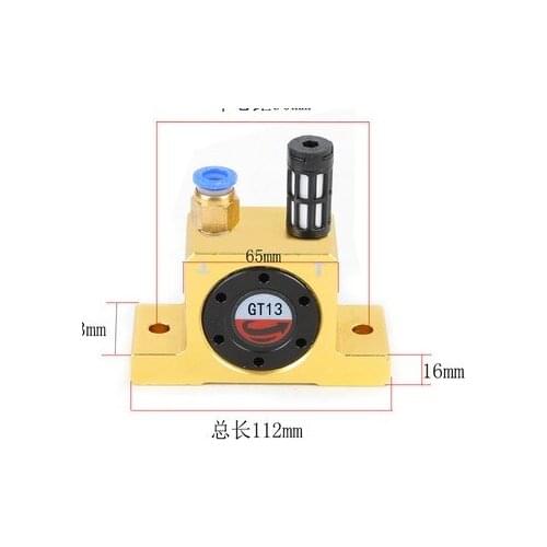 GT13 GT16 GT20 GT25 1/4 Pneumatic Air Turbine Vibrator Pneumatic Rotary Turbine Vibrator GT Industrial oscillator wall vibration