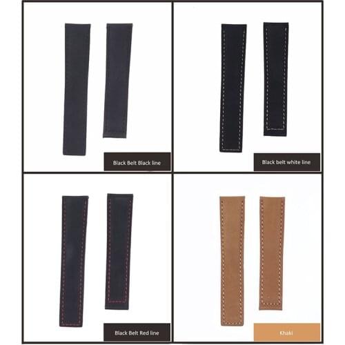 20mm Cow Leather Watchband For TAG HEUER AQUARACER Unisex Dull Polish Plain End Band Watch Strap For CARRERA Wrist Bracelet