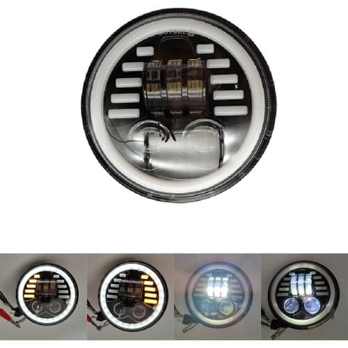 5-3/4" 5.75 inch Motorcycle LED Halo Headlight Projector for Triumph Rocket iii 3 & Speed Triple & Street Triple & Thunder