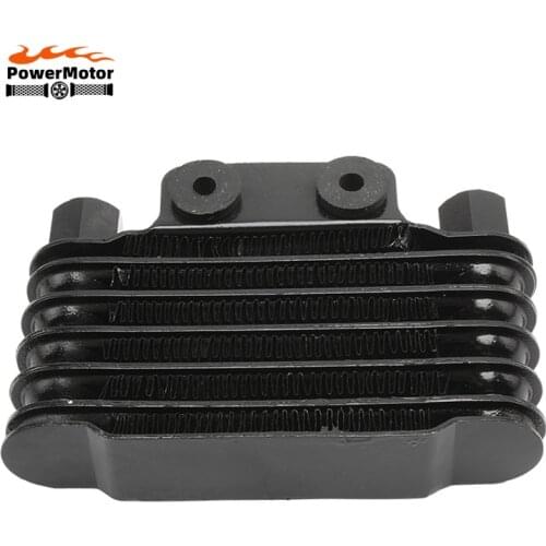 Universal Motorcycle Engine Oil Cooler 6 Row Cooling Radiator for 125CC-250CC Motorcycle Dirt Bike Scooter Go Cart Modified Part