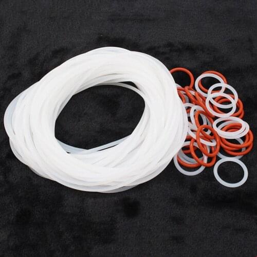 O Ring Silicone Rubber Insulation Gasket Cushion Pad ID 54.5mm ID53mm CS3.5mm CS 2.65mm odd