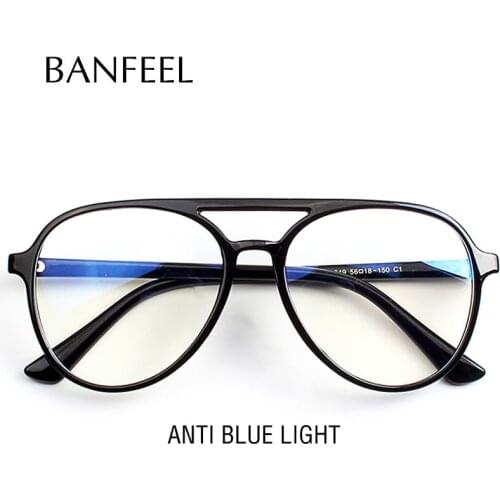 Anti Blue Light Computer Glasses Oversize Women Men TR90 Anti Radiation Eyeglasses Frame Gaming Goggles Trend anti ray Eyewear