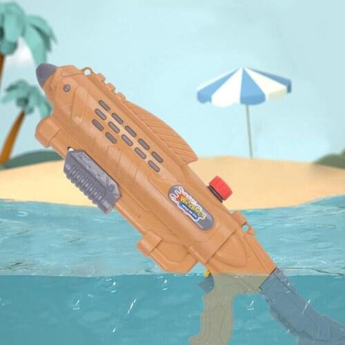 1PCS Children Eat Chicken Game Single Nozzle Water Gun Summer Childrens Beach Toys Pull-Type Water Gun Toy Boy Birthday Gift