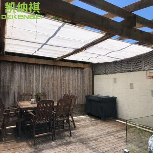 2.2 M width x 5.67 M Length Runner Sliding Roof Retractable Wave Sun Shade Sail with 95% UV