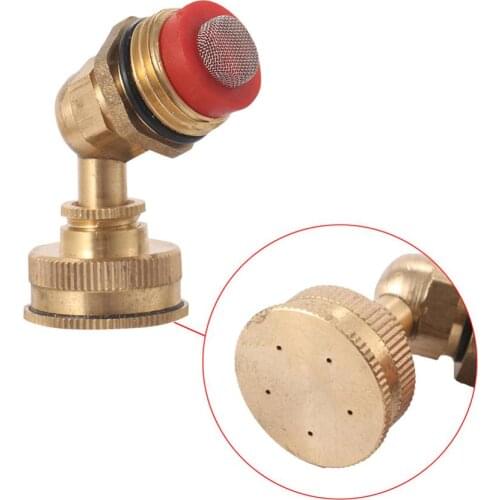 5 Holes Brass 1/2" male thread with filter Shower head type Atomizing Nozzles Agricultural Pesticide Garden Irrigation Sprayer