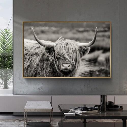 5D Diamond Painting Black Cow DIY Diamond Embroidery Animal Painting Diamond Mosaic Wall Art Picture Home Decoration