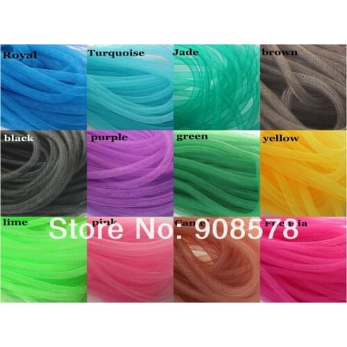 8mm 30yards Plain Tubular Crin Tube Crin Horsehair Cyberlox Trimming