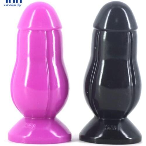 Big dildo anal Plug Ass massage Vagina Masturbate butt plug anal dildo sex toys For Woman Man sex shop adult sex product S1802
