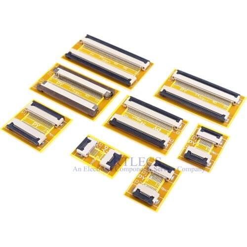 10 pcs Flexible Flat Cable FFC FPC Extension Board 0.5 mm 6 Pin 8 10 12 14 16 20 22 24 26 30 32 36 40 45 50 54 60 Pin to Pin