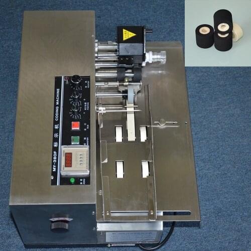 Hot sale my380 date printing machine on pharmacy and food industry with 12pcs free hot ink roll