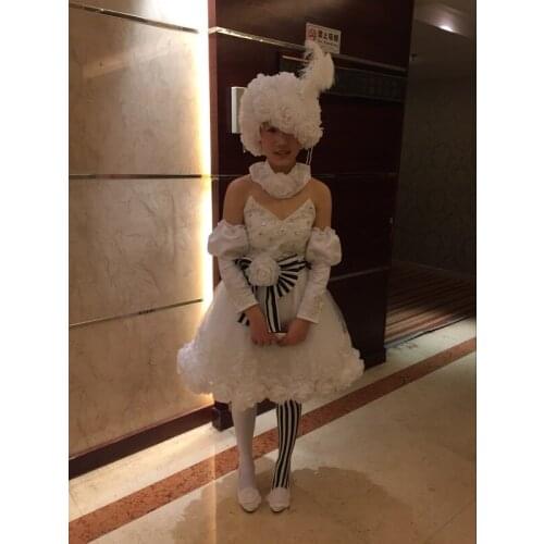 Kuroshitsuji Black Butler Book of Circus Doll Lolita Dress Cosplay Costume Halloween Costumes for Adult Kids Children Any Size