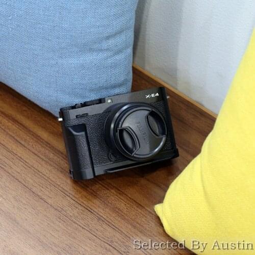 Leather Hand Grip Quick Release Bracket For FUJI XE4 Aluminum Arca Swiss