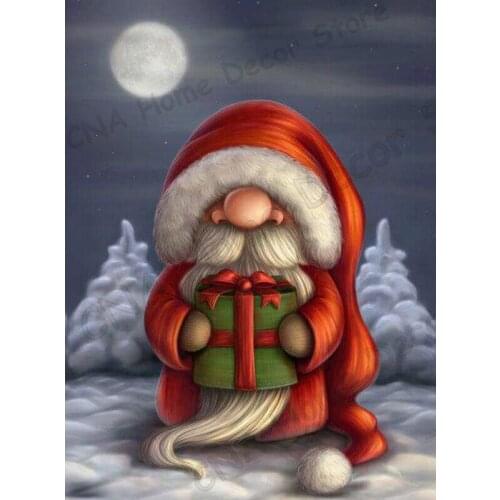 Cartoon Santa Clause New Arrival drill Mosaic 5D Diy Embroidery icons Diamond Painting Wall Sticker Christmas gifts room decors