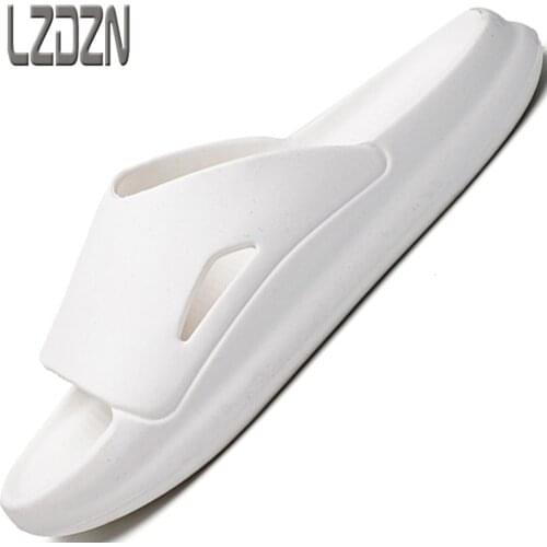 Mens Summer ins Trend Mens Thick-Soled Sports Sandals With Holes Roman Couple Beach The New 2021 Bathroom Bath Slippers