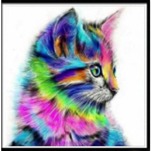 5D round diamond painting set animal pattern cross stitch landscape mosaic diamond embroidery home decoration new year gift