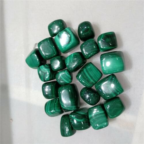 Natural Malachite tumbled stone malachite gemstone lot Charka stone