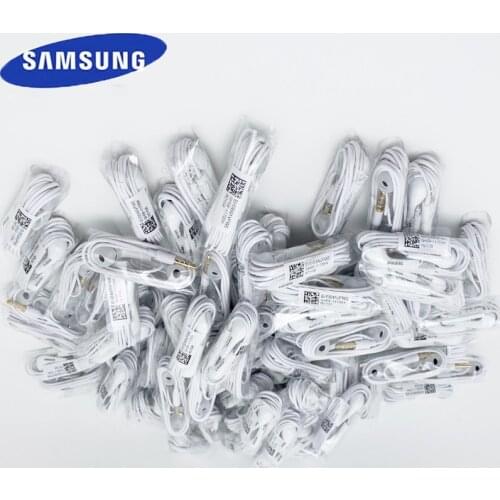 Original SAMSUNG Earphone EHS64 Wholesale 5/10/15/20/50/100 Pcs Wired 3.5mm In-ear Mic Headsets for S7 S8 S9 S10 huawei Xiaomi