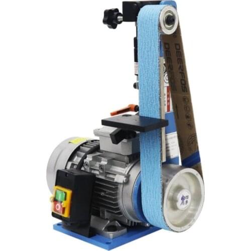 915 Small Desktop Multi-Function Polishing Grinding Machine Belt Sander Woodworking Sander Tool Sharpener 1500W 2800RPM