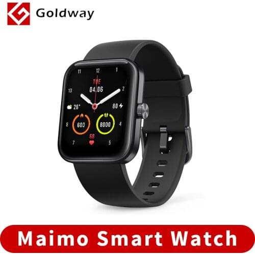 New Global Version Maimo Smartwatch Alexa Voice Control Blood Oxygen 5ATM Waterproof 1.69" Bracelet Smart Watch 10 days Battery