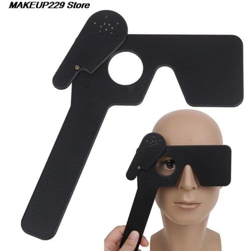 1pc Black Lorgnette Occluder Multi 17 Pin Hole Hand Occluder Optometry Instrument Tool Sleeping Care