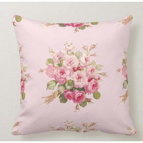 Personalized Janes Rose Bouquet peony square Throw Pillow Case Novelty Cushion Covers Chair Couch Home Decorate 18