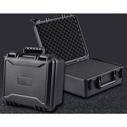 Plastic Tool Box Hardware Equipment Protection Safety Box Moisture-proof Instrument Case Suitcase Outdoor Box W/Pre-cut Sponge