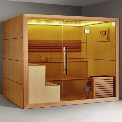 5-6 Person Sauna room with LED and 8kW Stove (M-6053)