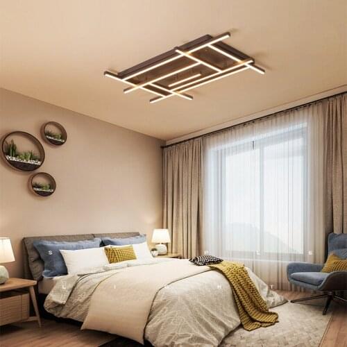 Nordic Pendant light Labyrinth light bedroom living room brown led ceiling lamps Indoor Lighting RC Dimmable Pendant light