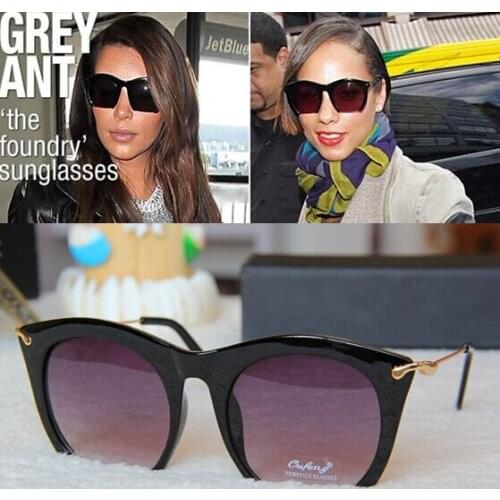 New Vintage Cat Eye Sunglasses Half Frame Brand Woman Sun Glasses 2017 Outerdoors Glasses uv 400 Eyeware Oculos De Sol