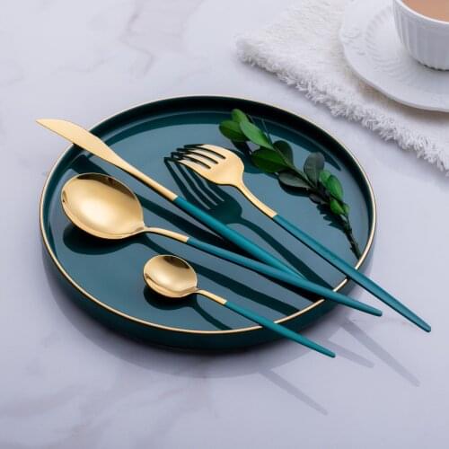 Superior Quality Stainless Steel Cutlery, Fork And Spoon Portuguese Tableware Hotel Tableware Steak Knife And Fork