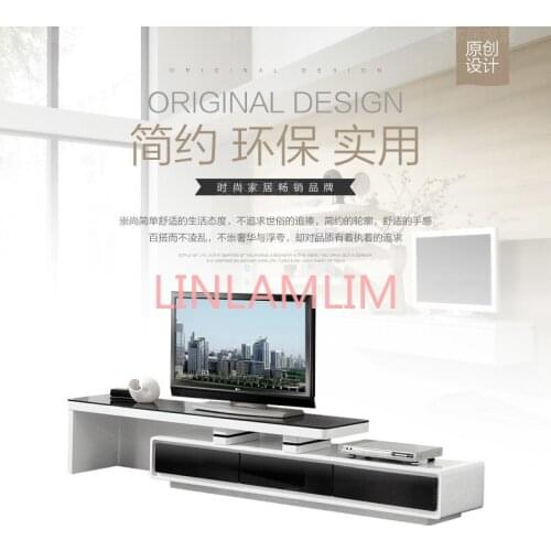 TV stand living room home furniture TV table modern style fashionable TV cabinet paint white/black TV unit assembly meuble tv
