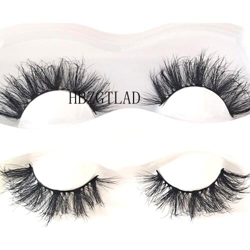 10Pairs 8-25 mm 3d Mink Lashes Bulk Faux with Custom Box Wispy Natural Mink Lashes Pack Short Wholesales Natural False Eyelashes