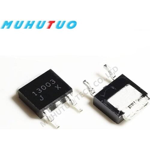 10PCS MJE13003 patch TO-252 E13003 3DD13003 power switch audion