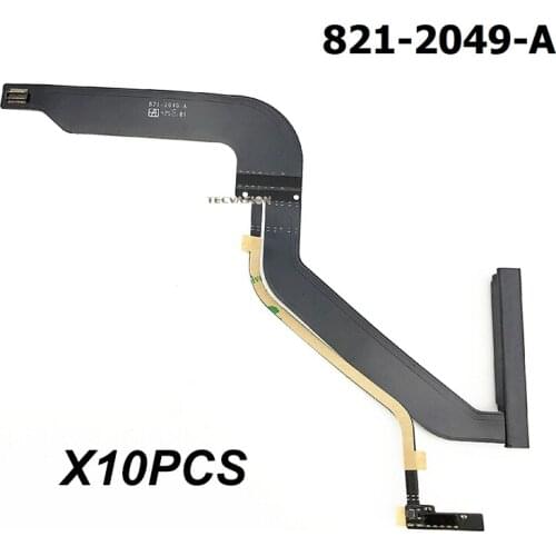 10PCS NEW Tested 821-2049-A HDD Hard Drive Flex Cable Repair Parts For MacBook Pro 13" A1278 2012 HDD Cable Mid 2012 MD101 MD102