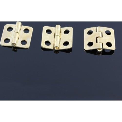 13*12mm Mini Flat Hinge Small Wooden Box Hinges Hardware 20pcs