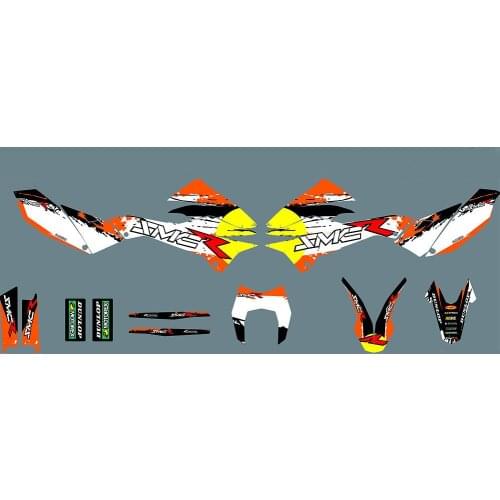 3M SMCR 2018-2012 Free custom Motorcycle Graphics Decals STICKERS For KTM SMCR 690 2012 2013 2014 2015 2016 2017 2018 SMC-R SMC