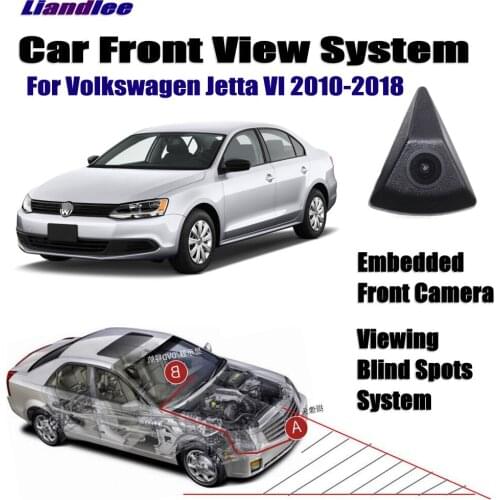 Car Front LOGO Grill Camera For Volkswagen VW Jetta VI 2010-2018 2015 16 Not Reverse Rearview Parking Camera Wide Angle