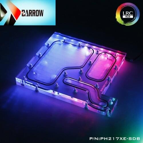 Barrow water cooling water way plate tank for Phanteks 217XE chasis 2.0 5V Computer Case reservoir PH217XE-SDB, gadget
