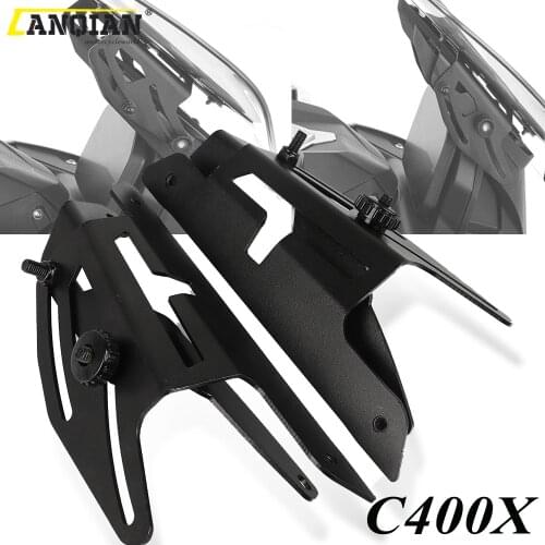 For BMW C400X C400 C 400 X Motorcycle Accessories Front Windshield Adjusting Bracket Deflector Windshield Glass Adjuster Stand