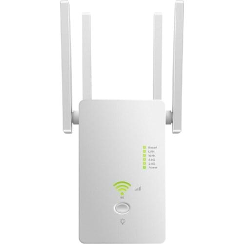 Dual Band 1200Mbps Wifi 2.4G/5G Extender Router Wifi Signal Amplifier Signal Booster Wifi Repeater Access Point