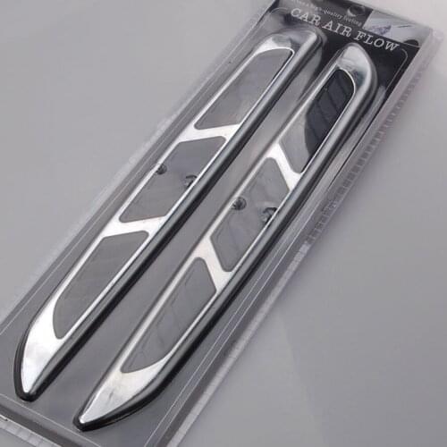 Chrome Air Flow Exterior Decorative Hood Air Intake Vent Silver Grille for Benz C300 C350 C63 AMG CL550 E350 E550 G550 GL350