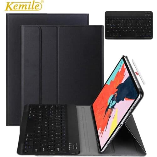 Spanish keyboard For iPad Pro 11 case Keyboard,Smart Stand W Bluetooth Keyboard Cover For iPad Pro 11 2018 case Spanish Keyboard
