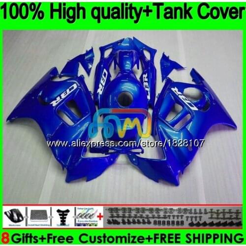 Kit +Tank For HONDA CBR 600F2 1991 1992 1993 1994 1BS.120 CBR600FS CBR 600 FS CBR600 F2 CBR600F2 91 92 93 94 Glossy blue Fairing