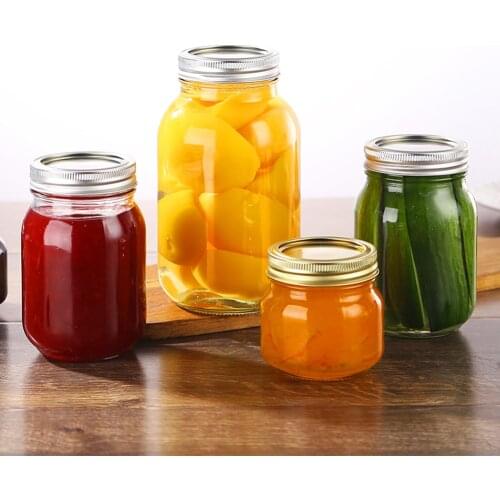 Mason Jar Lid Tinplate Sealing Food Fresh Mason Can Cover with Wide Mouth Leak Proof Mason Canning Jar Caps Canning Covers